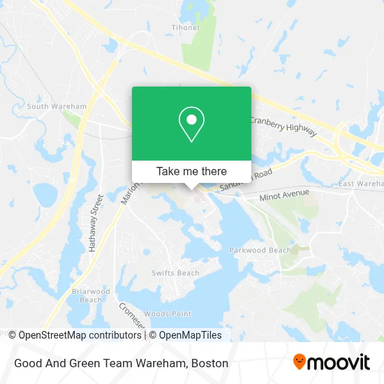 Good And Green Team Wareham map