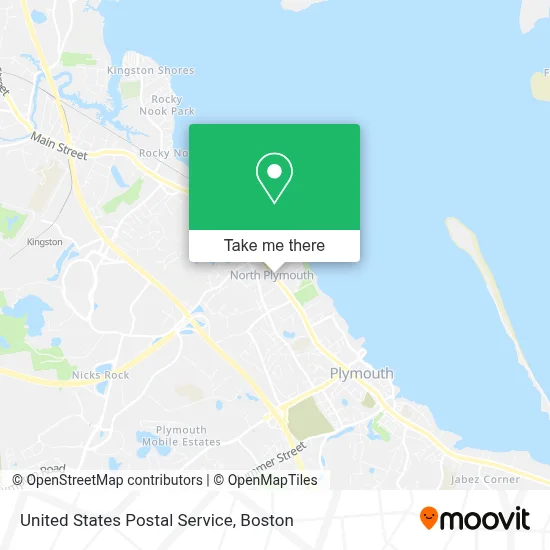 United States Postal Service map