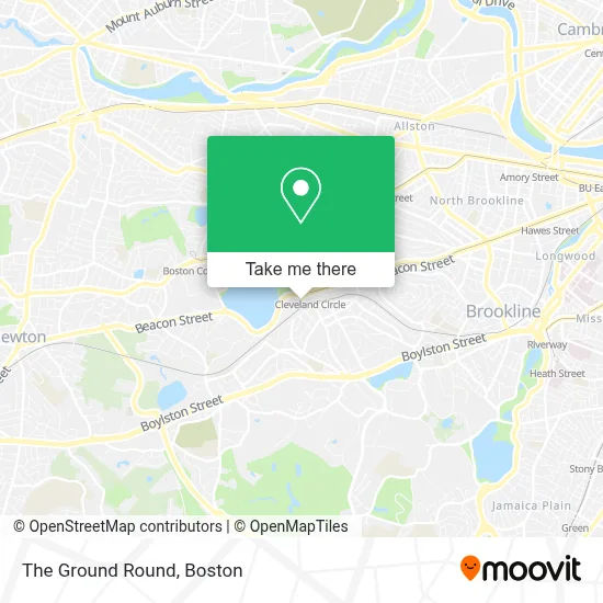 The Ground Round map