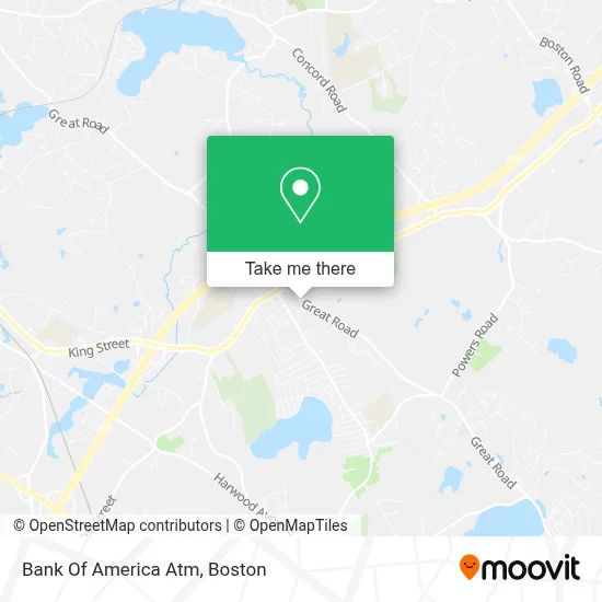 Bank Of America Atm map