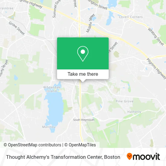 Thought Alchemy's Transformation Center map