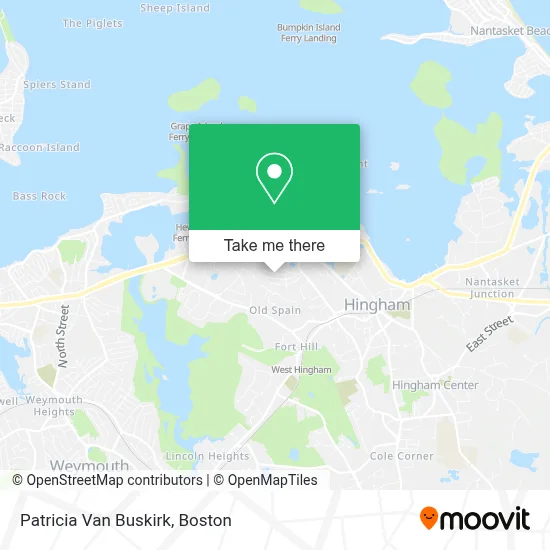 Patricia Van Buskirk map