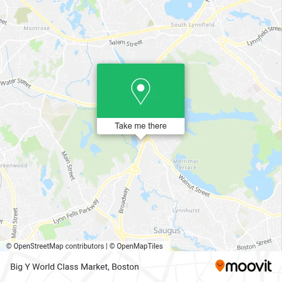 Big Y World Class Market map