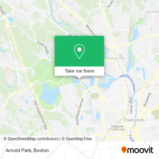 Arnold Park map