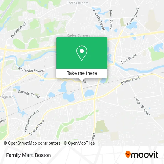 Family Mart map
