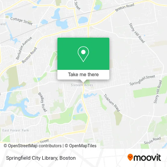 Springfield City Library map