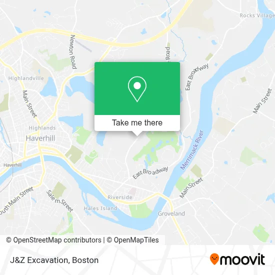 J&Z Excavation map