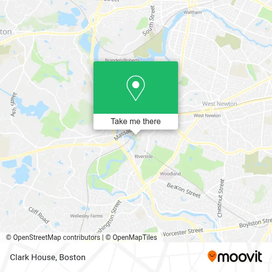 Clark House map