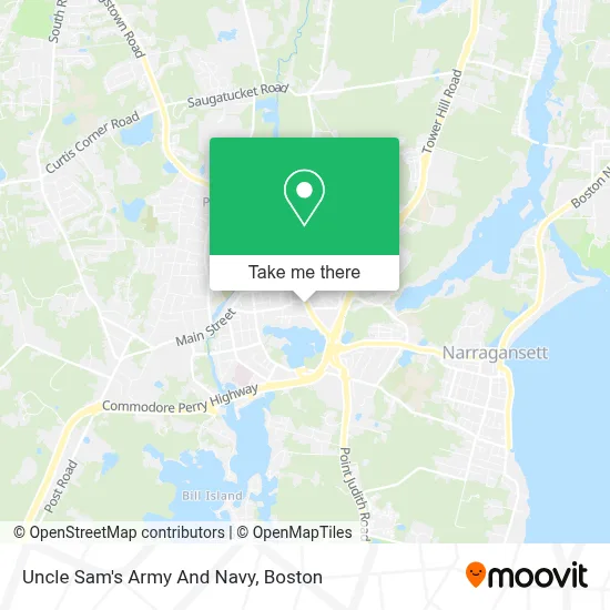 Uncle Sam's Army And Navy map