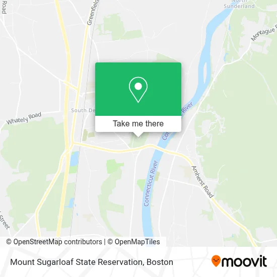Mount Sugarloaf State Reservation map