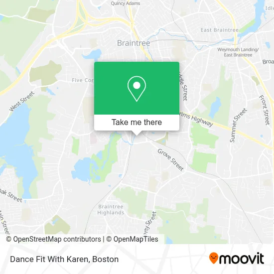 Dance Fit With Karen map