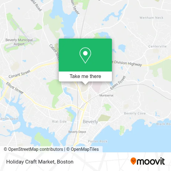 Holiday Craft Market map