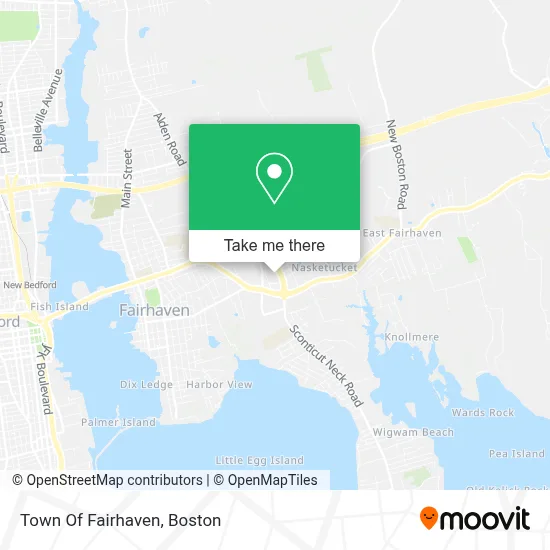Town Of Fairhaven map