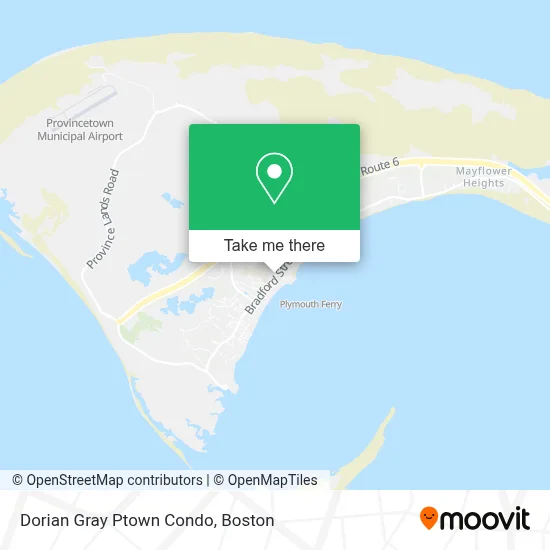 Dorian Gray Ptown Condo map