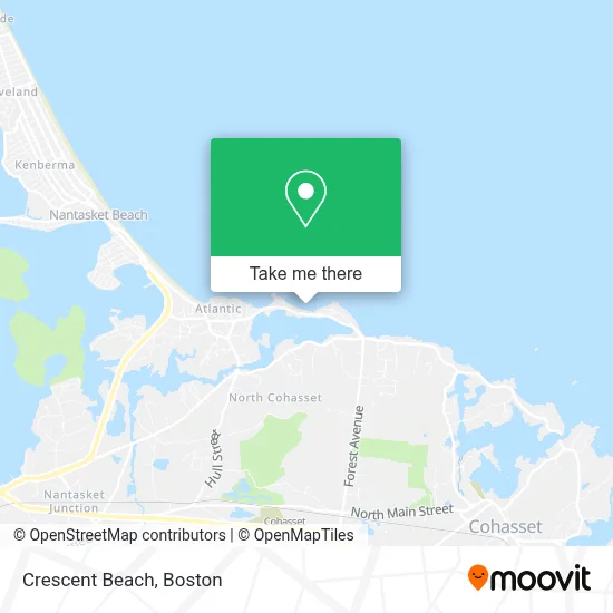 Crescent Beach map