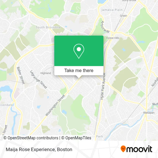 Maija Rose Experience map