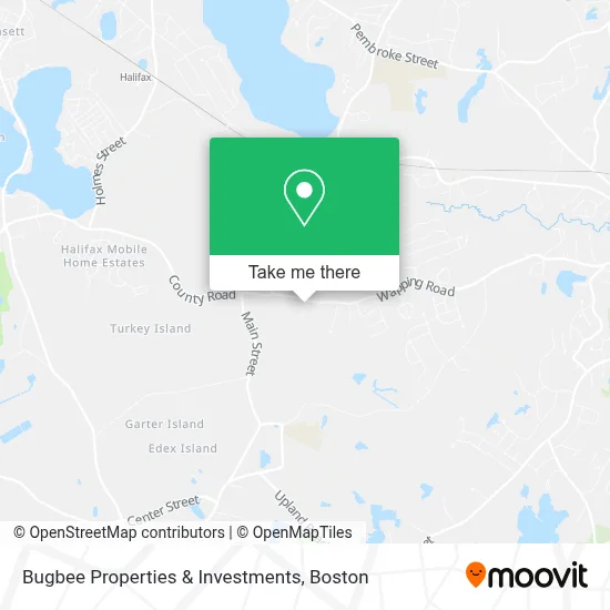 Bugbee Properties & Investments map