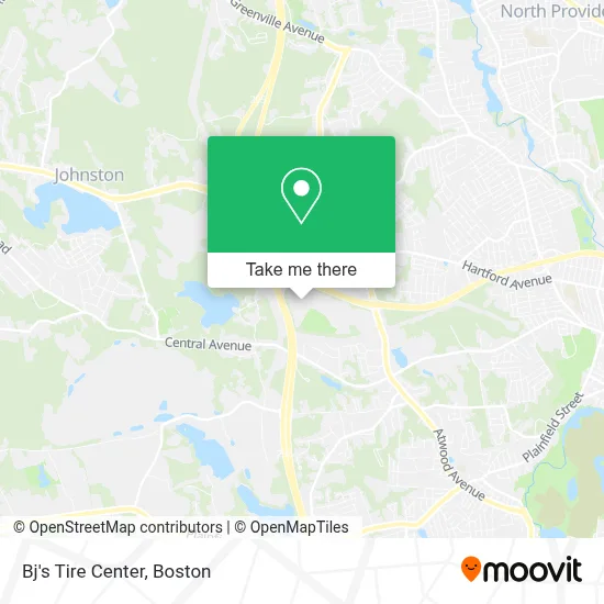 Bj's Tire Center map