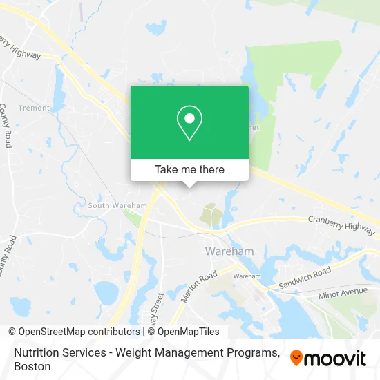 Nutrition Services - Weight Management Programs map