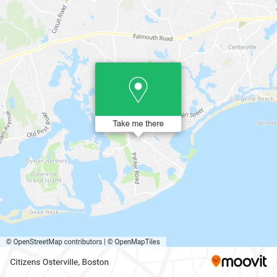 Citizens Osterville map