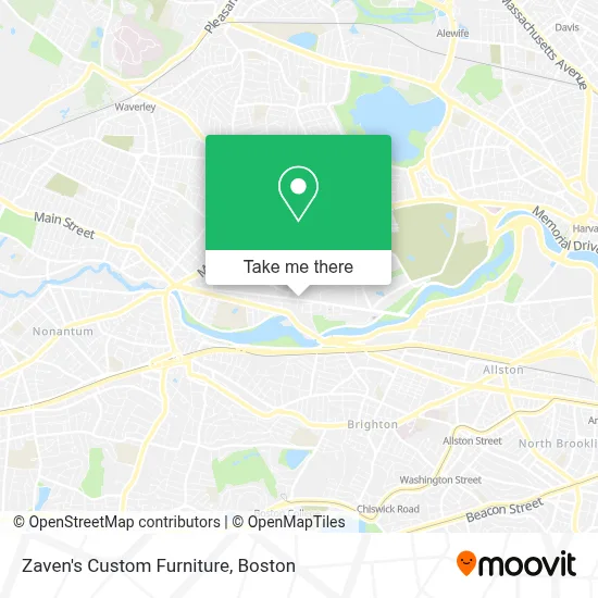 Zaven's Custom Furniture map