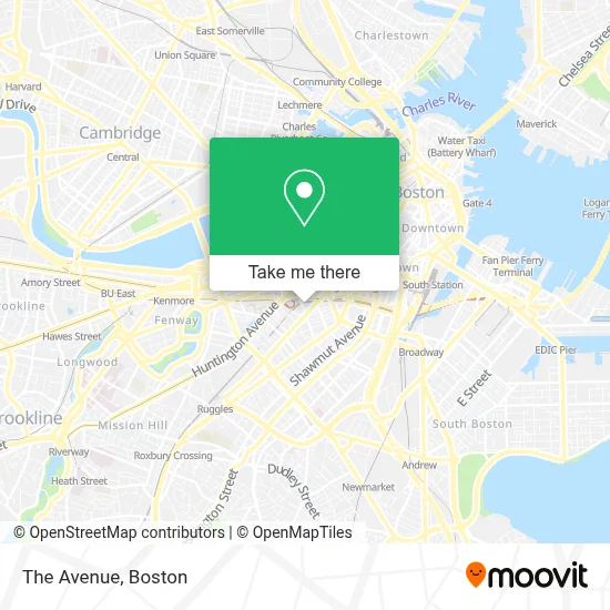 The Avenue map