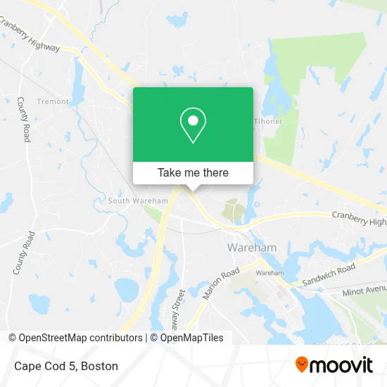 Cape Cod 5 map