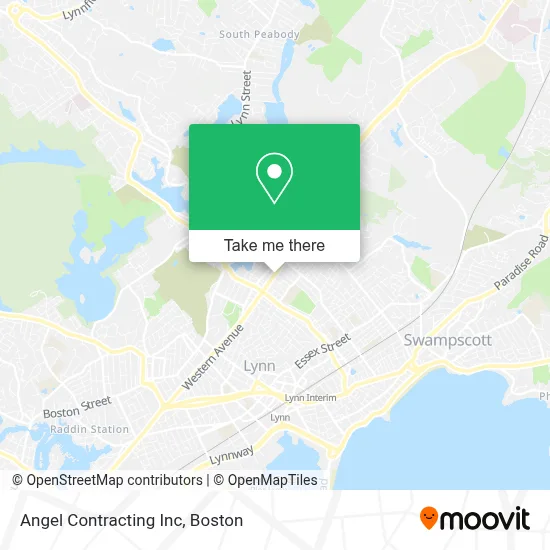 Angel Contracting Inc map