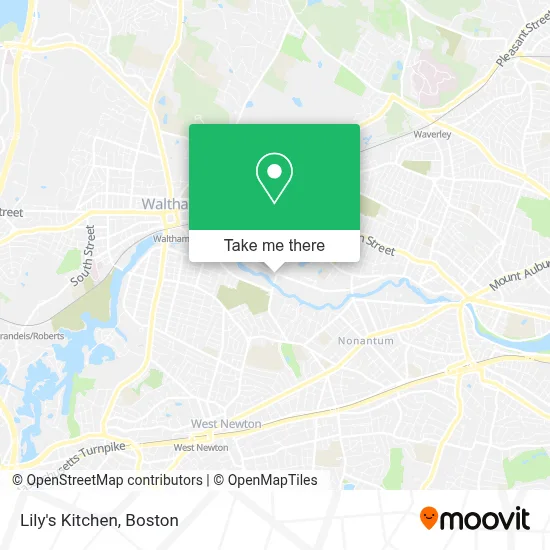 Lily's Kitchen map