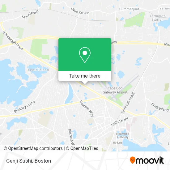 Genji Sushi map