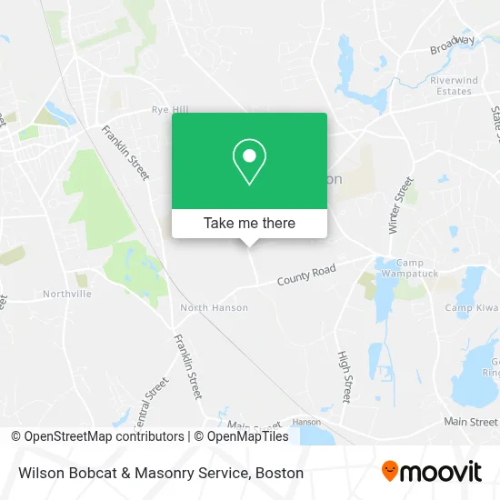 Wilson Bobcat & Masonry Service map