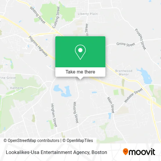 Lookalikes-Usa Entertainment Agency map