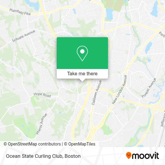 Ocean State Curling Club map