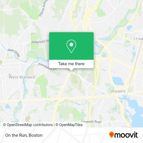 On the Run map