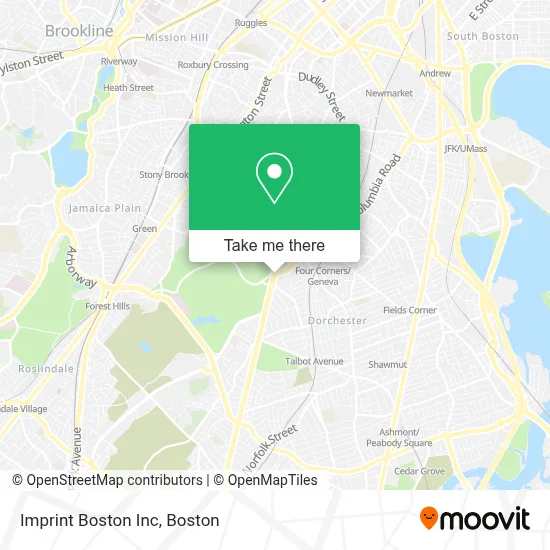 Imprint Boston Inc map