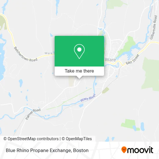 Blue Rhino Propane Exchange map
