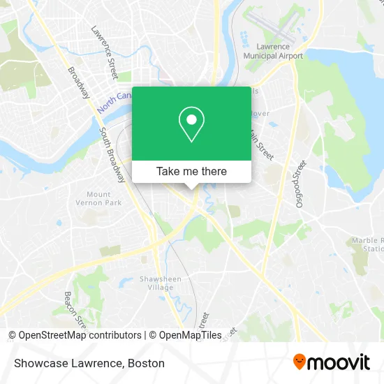 Showcase Lawrence map