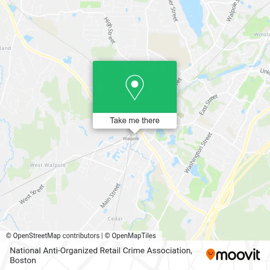National Anti-Organized Retail Crime Association map