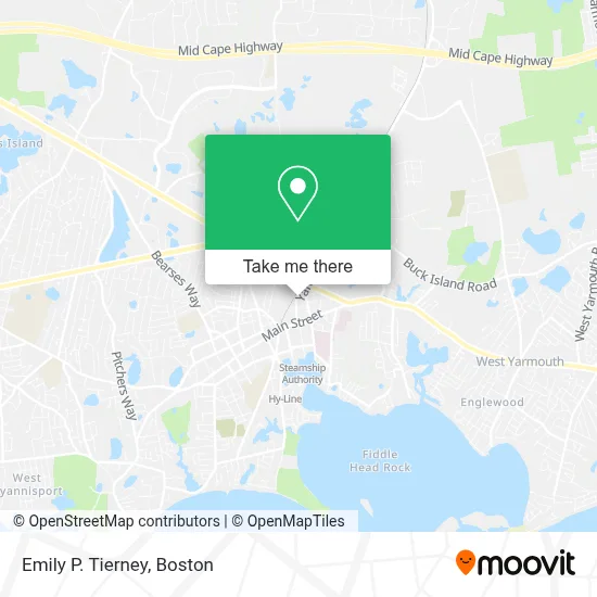 Emily P. Tierney map
