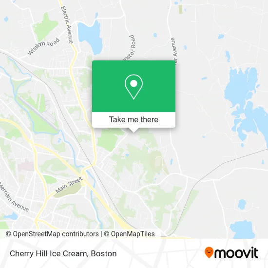 Cherry Hill Ice Cream map