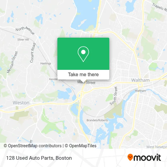 128 Used Auto Parts map