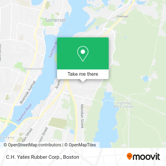 C.H. Yates Rubber Corp. map