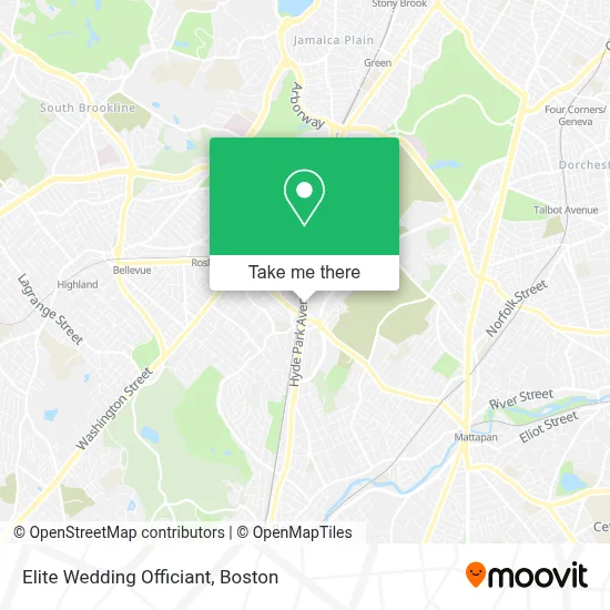 Elite Wedding Officiant map
