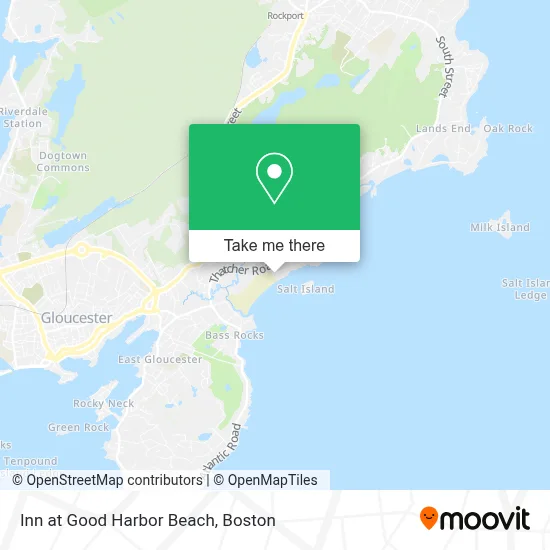 Inn at Good Harbor Beach map