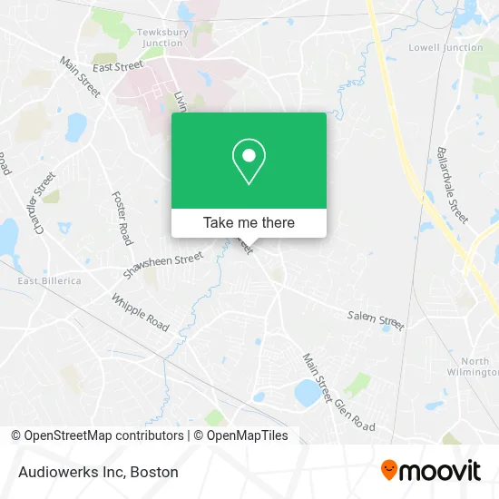 Audiowerks Inc map