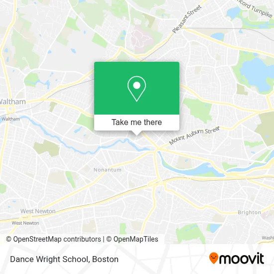 Dance Wright School map