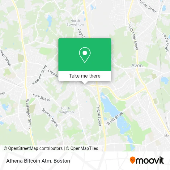 Athena Bitcoin Atm map
