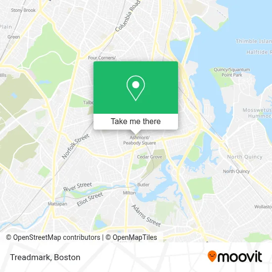 Treadmark map