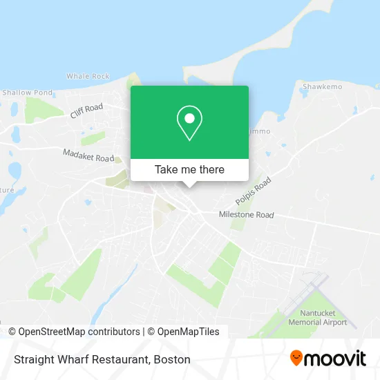 Straight Wharf Restaurant map