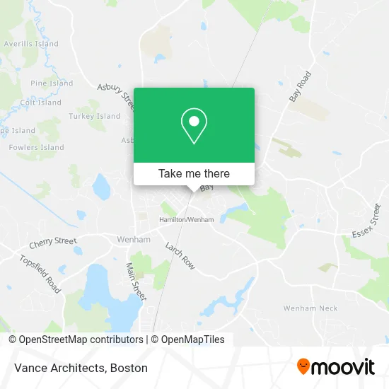 Vance Architects map